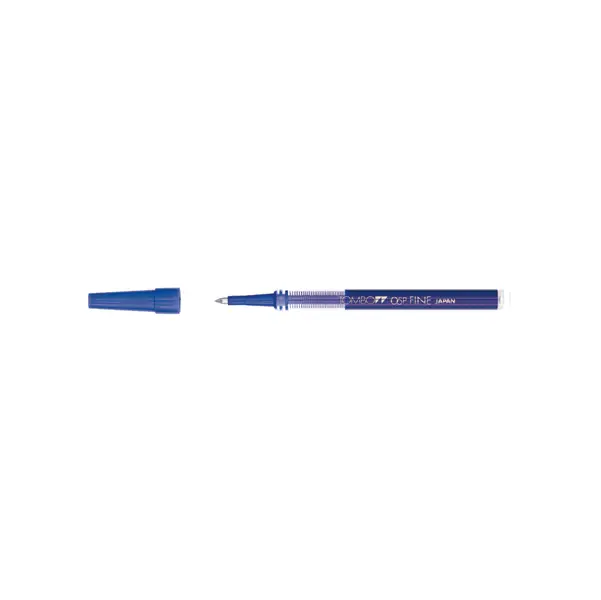 12x REFILL PBK-LP05 TOMBOW PER ROLLER 0.5MM BLU