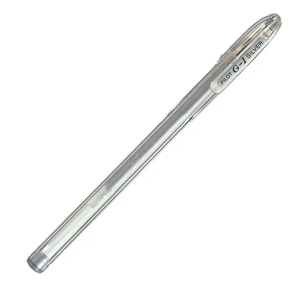 12x PENNA SFERA GEL G-1 SILVER 0.7MM PILOT