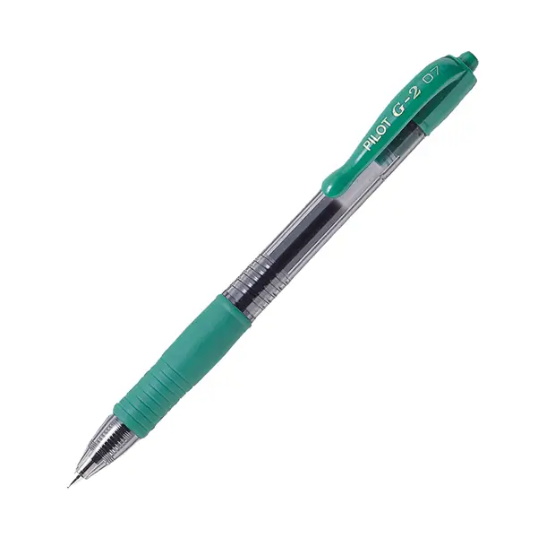 1x Roller gel scatto G-2 0,7mm verde PILOT