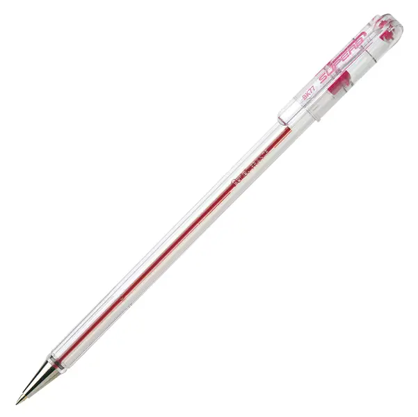 12x PENNA SFERA SUPER B BK77 ROSSO 0.7MM PENTEL