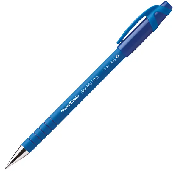 12x Penna sfera FLEXGRIP ULTRA STICK 1.0 blu PAPERMATE