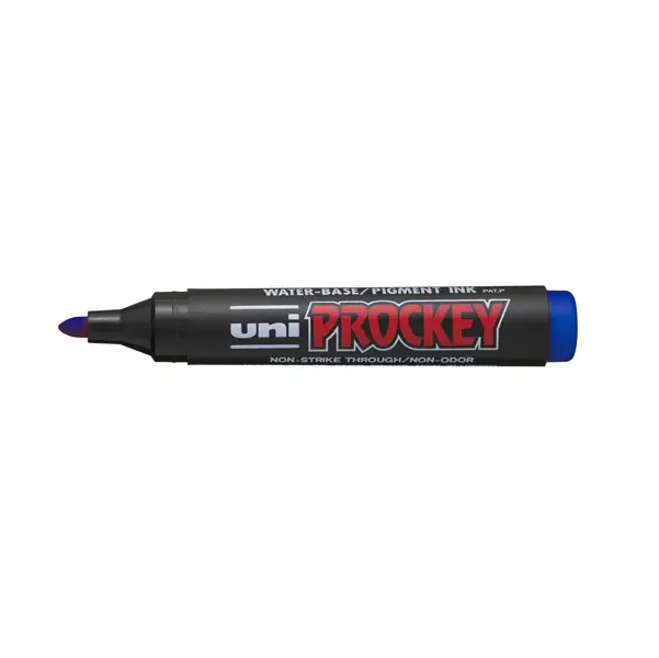 1x Marcatore UNI PROCKEY M122 p.tonda blu UNI MITSUBISHI