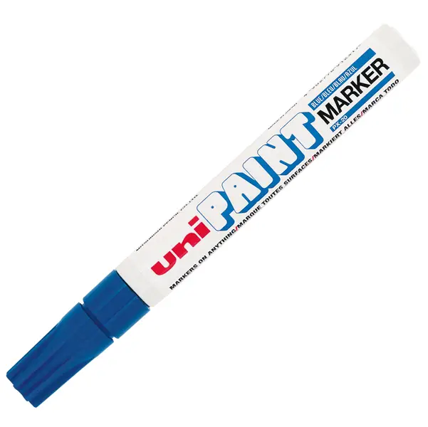 1x Marcatore UNI PAINT PX20 punta conica 2,8mm blu UNI MITSUBISHI