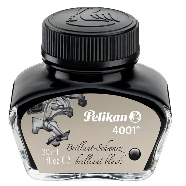 1x INCHIOSTRO STILOGRAFICO PELIKAN 4001 30ML NERO