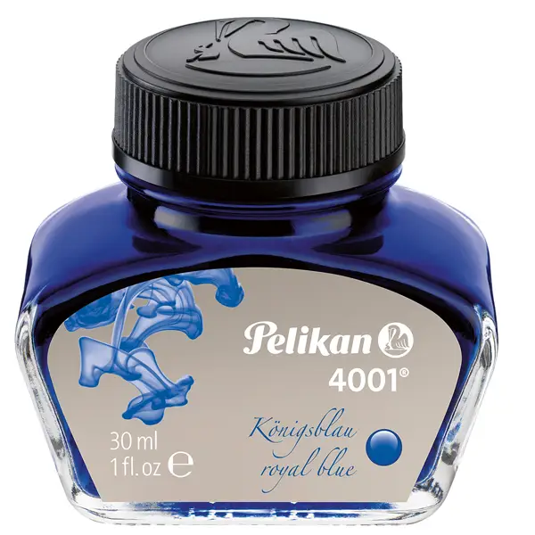 1x INCHIOSTRO STILOGRAFICO PELIKAN 4001 30ML BLU ROYAL