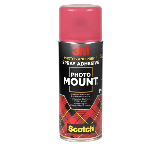 1x ADESIVO SPRAY 3M PHOTO MOUNT ALTA QUALITA' - TRASPARENTE 400ML