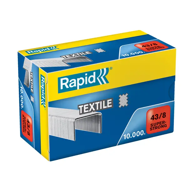 1x Scatola 10.000 punti SPECIAL TEXTILE RAPID 43/8