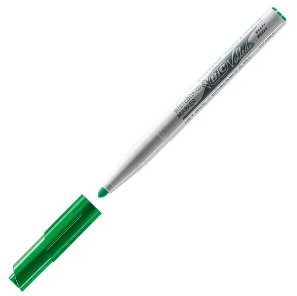 12x Pennarello VELLEDA 1741 punta tonda whiteboard verde BICR