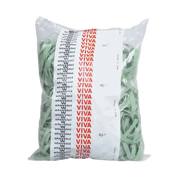1x ELASTICO FETTUCCIA VERDE D70 T8 SACCO DA 1KG