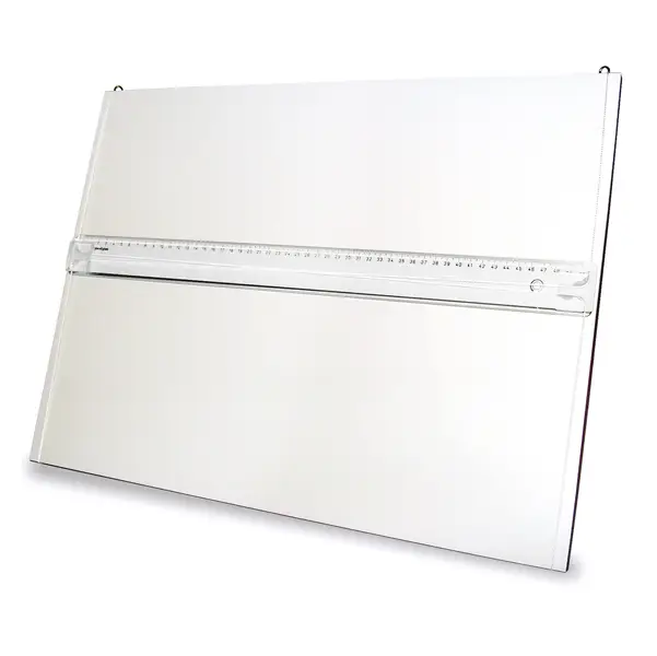 1x TAVOLA PARALLELOGRAFO 40X53CM C/LEGGIO + RIGA 050M ARDA