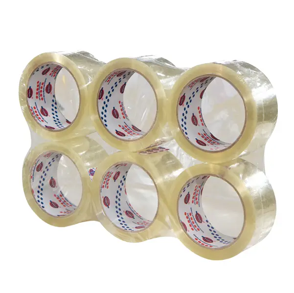 6x Nastro adesivo 50mm x 66m Trasparente PP36NN Eurocel