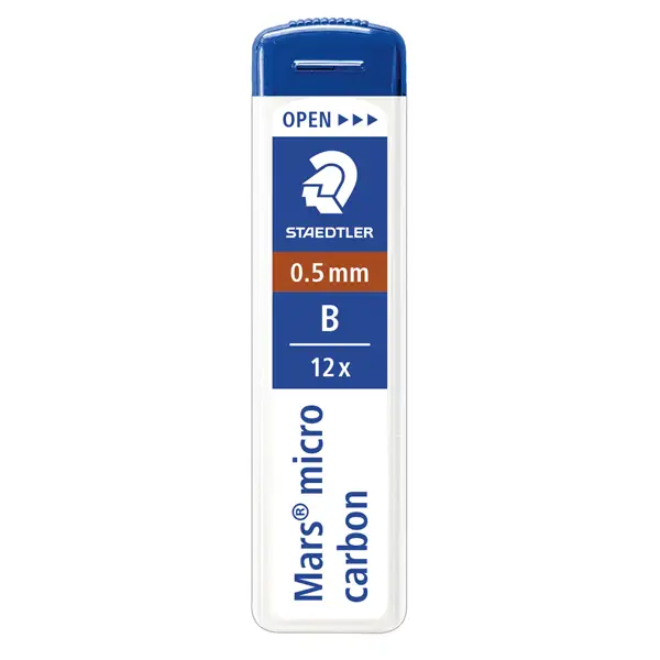 1x 12 astucci da 12 mine 0.5mm MARSRMICRO 250 05-B STAEDTLER