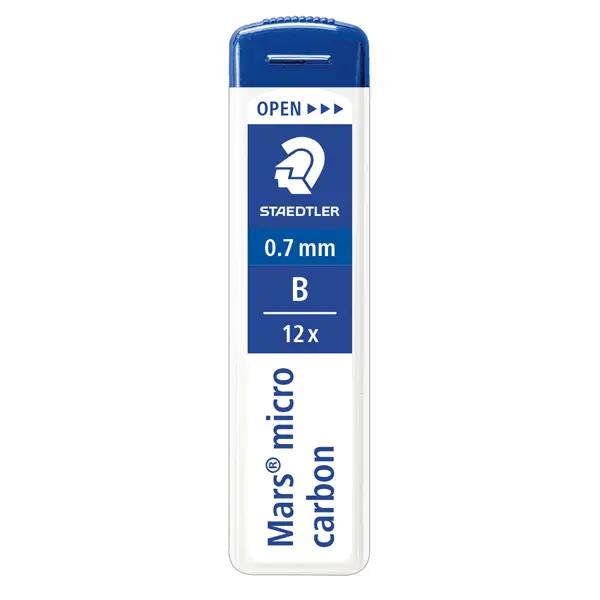 1x 12 astucci da 12 mine 0.7mm MARSRMICRO 250 07-B STAEDTLER