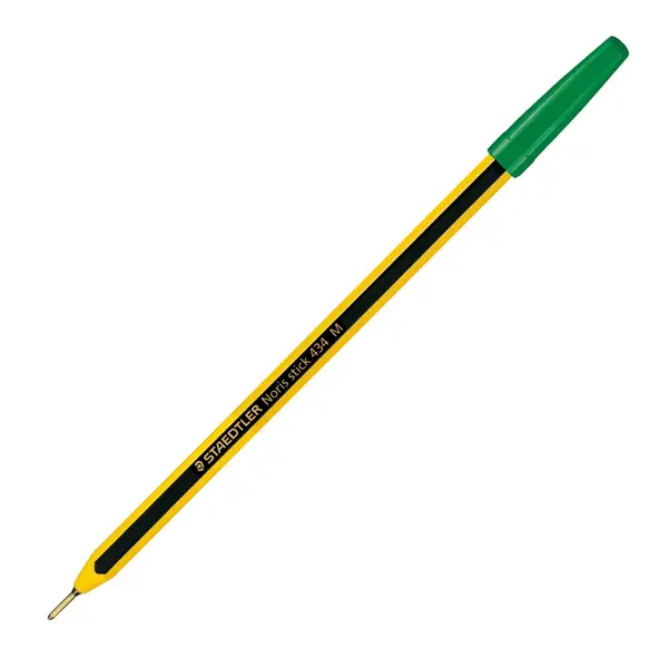 1x Scatola 20 penna a sfera 434 Noris Stick verde 1,0mm STAEDTLER
