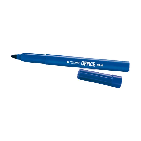 1x SCATOLA 12 PENNARELLI TRATTO OFFICE MAXI BLU