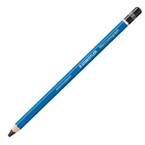 12x Matita grafite MarsR LumographR 100-8B Staedtler