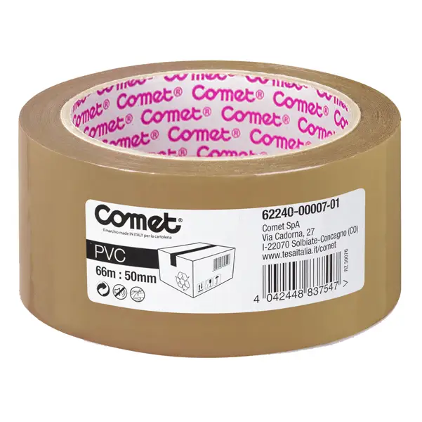 1x NASTRO ADESIVO 66MTX50MM AVANA PVC 62-240 COMET