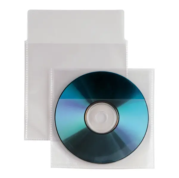 1x 25 buste a sacco PP Insert CD 125x120mm c/patella Sei Rota