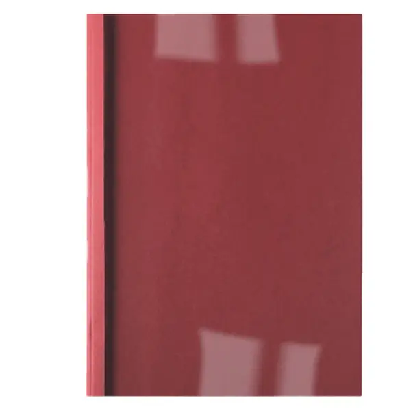 1x 100 CARTELLINE TERMICHE 3MM ROSSO BUSINESS LINE LEATHER