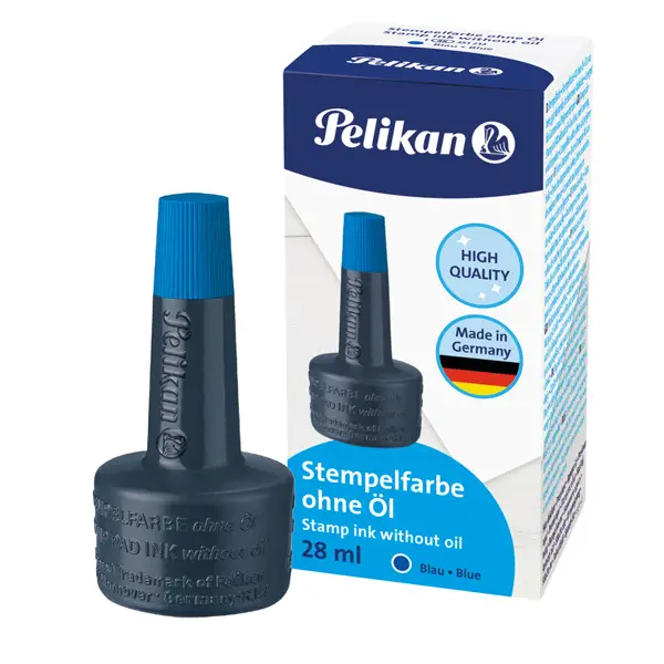 1x INCHIOSTRO BLU 4K S/OLIO 28ML X CUSCINETTI PELIKAN