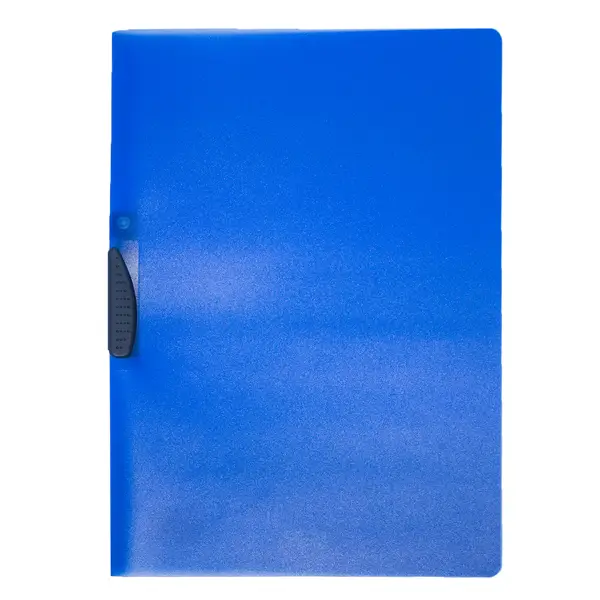 20x CARTELLINA CON MOLLA CLIPPER BLU TRASP. ART.F007 LEONARDI