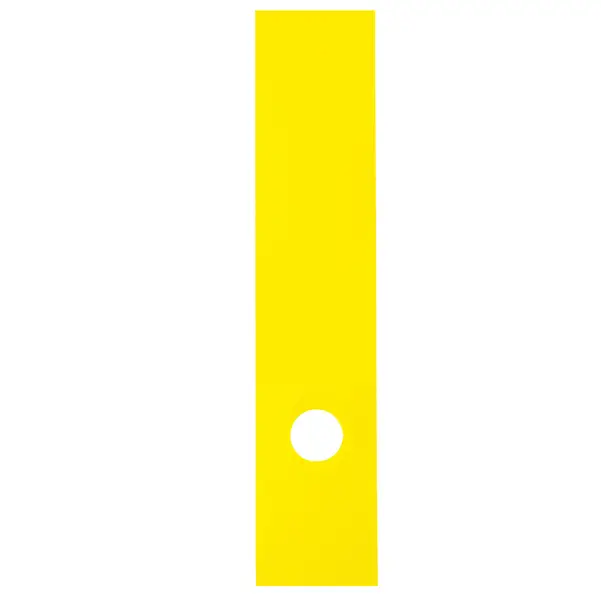 1x Busta 10 copridorso CDR-P PVC adesivi giallo 7x34,5cm SEI ROTA