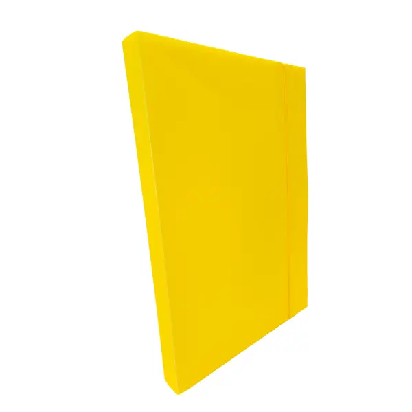 10x CARTELLINA PROGETTO 3 U140 GIALLO C/ELASTICO 24X35 DORSO 3