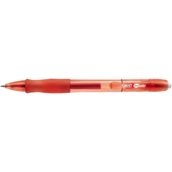 1x Scatola 12 penna sfera scatto GELOCITY 0,7mm rosso BIC