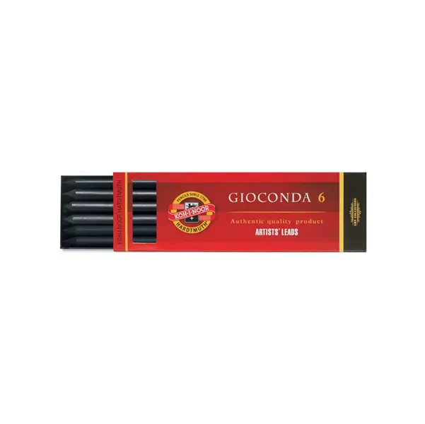 1x ASTUCCIO 6 MINE 5.6MM 2B GRAFITE KOH-I-NOOR