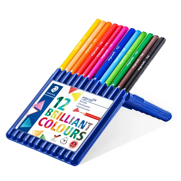 1x ASTUCCIO 12 MATITE COLORATE ERGO SOFT STAEDTLER