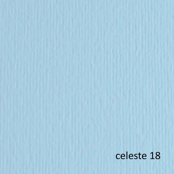 1x BLISTER 20FG CARTONCINO 50X70 220GR CELESTE 118 FABRIANO ELLE ERRE