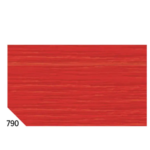 1x 10RT CARTA CRESPA ROSSO CILIEGIA 790 (50X250CM) 48gr/m2 Rex Sadoch