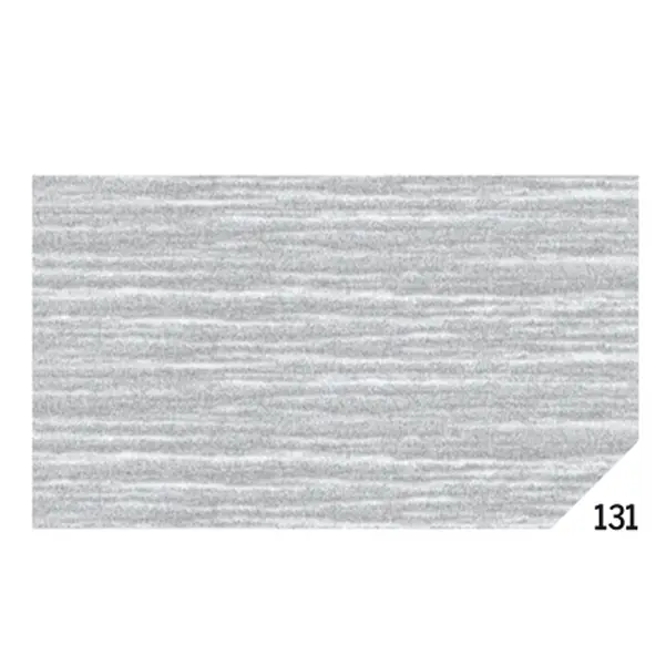 1x 10RT CARTA CRESPA ARGENTO METAL 131 (50X150CM) Rex Sadoch