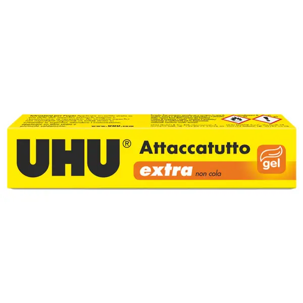 10x COLLA UHU EXTRA ATTACCATUTTO 31ML
