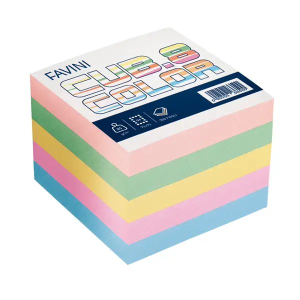 1x CUBOTTO SOFT COLORS 750FG 95X95MM 80GR FAVINI
