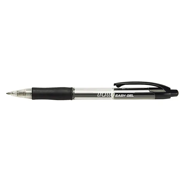 10x Penna sfera scatto EASY GEL tratto 0,5mm nero TRATTO