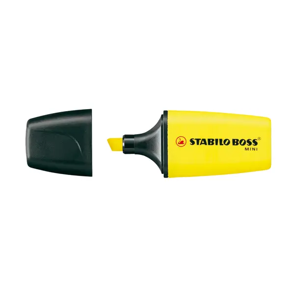 10x EVIDENZIATORE STABILO BOSS MINI GIALLO