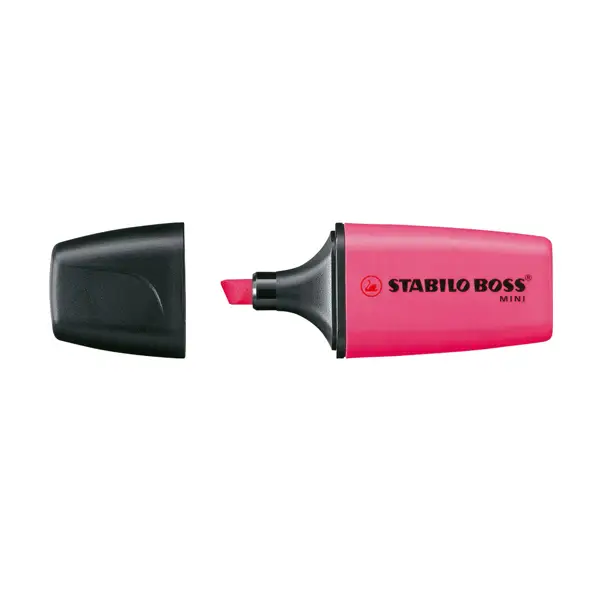 10x EVIDENZIATORE STABILO BOSS MINI ROSA