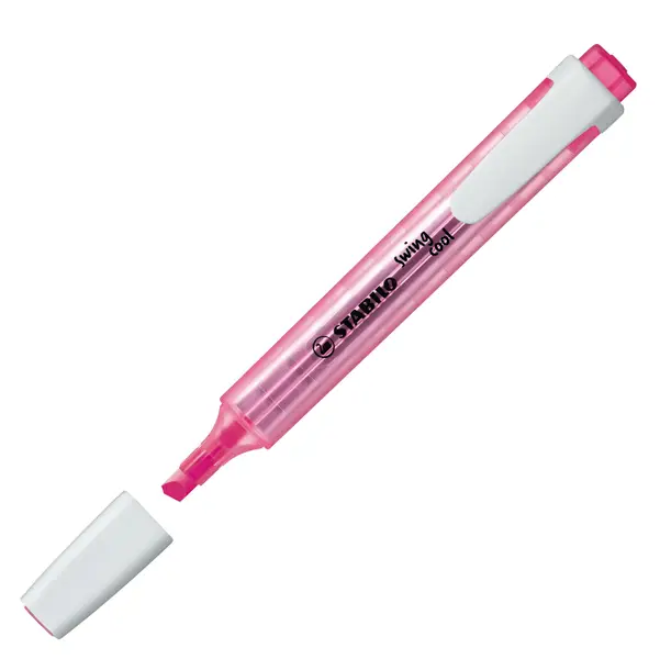 10x EVIDENZIATORE SWING COOL ROSA STABILO