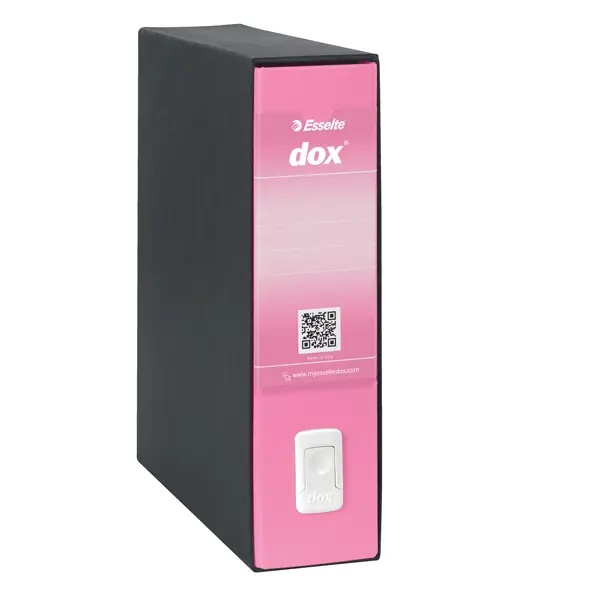 1x Registratore New Dox 1 rosa dorso 8cm f.to commerciale Esselte