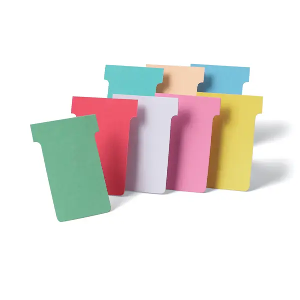 1x 100 SCHEDE A T INDICE 2 BIANCHE PER PLANNERS