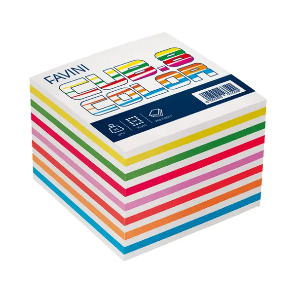 1x CUBOTTO COLOR 750FG 95X95MM 90GR FAVINI