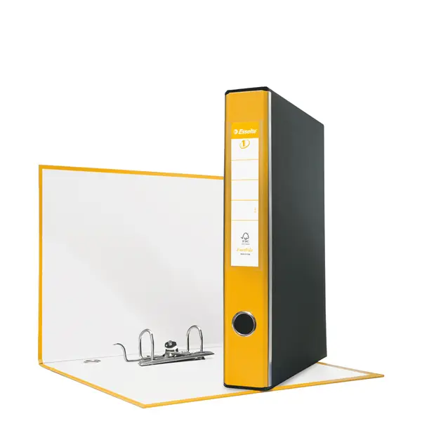 1x Registratore EUROFILE G54 giallo dorso 5cm f.to protocollo ESSELTE