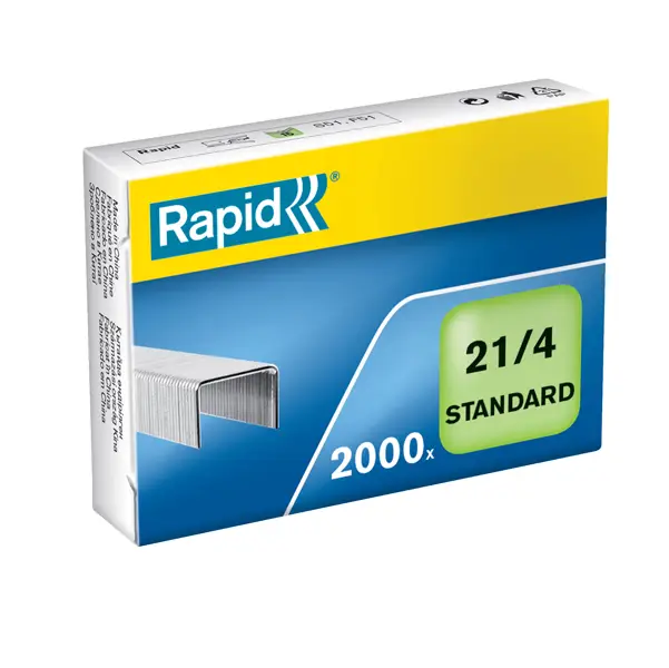 10x Scatola 2000 punti STANDARD RAPID 21/4 (6/4)