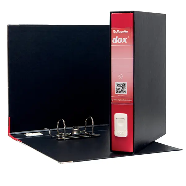 1x Registratore Dox 4 rosso dorso 5cm f.to commerciale Esselte