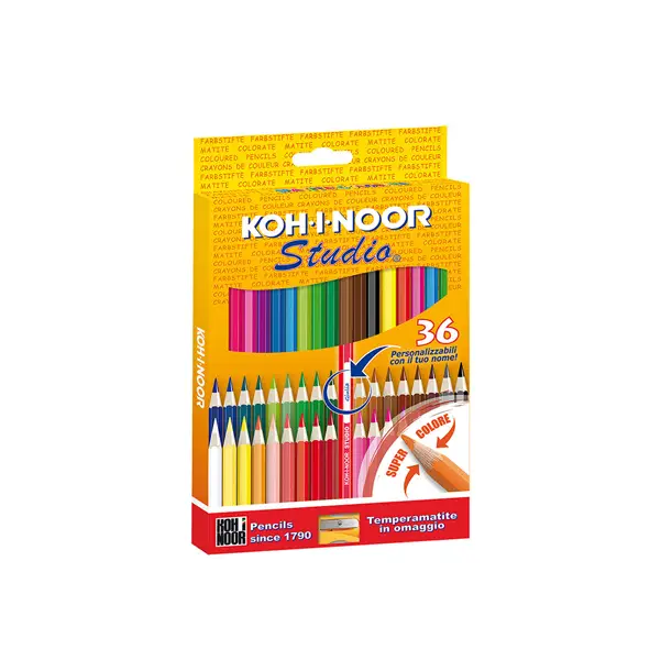 1x Astuccio 36 matite colorate Studio Koh.I.Noor