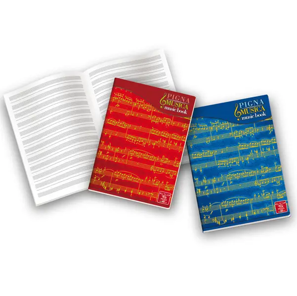 10x MAXIQUADERNO MUSICA 21X29,7CM 32FG 100GR 12 PENTAGRAMMI