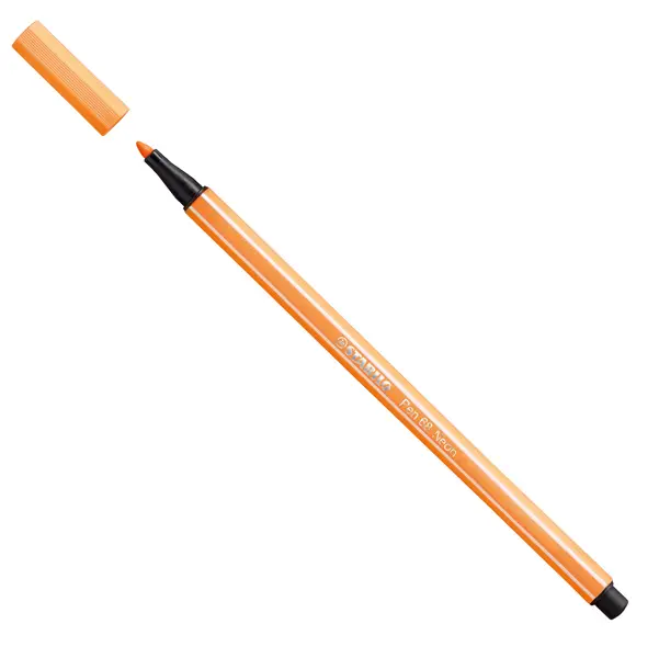 10x PENNARELLO STABILO PEN 68/054 ARANCIO FLUO