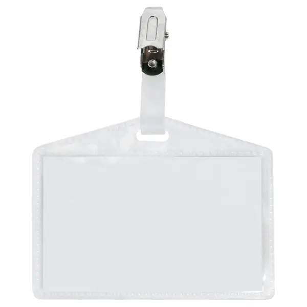 1x 100 portanome Pass 3P 9,5x6cm c/clip in metallo s/cartoncino Sei Rota