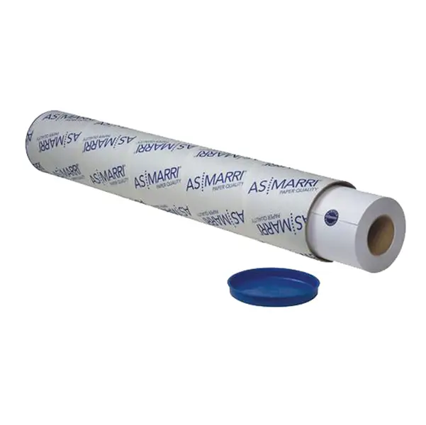 1x Vinile bianco adesivo inkjet 914mmx30mt 0,3mm COLOR VAMBJ 8012 ASMarri